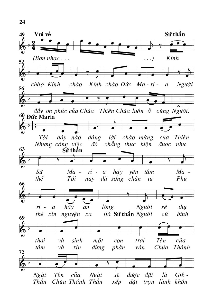 Page 4 of Sheet music PDF Ca cảnh Giáng Sinh (Hoạt cảnh) - Viết Chung