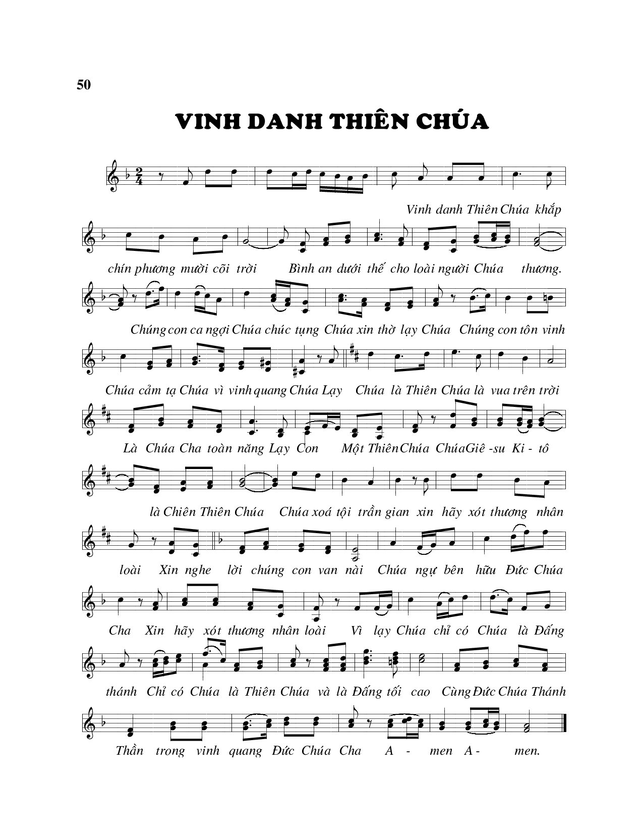 Page 2 of Sheet music PDF Bộ lễ giáng sinh - Viết Chung
