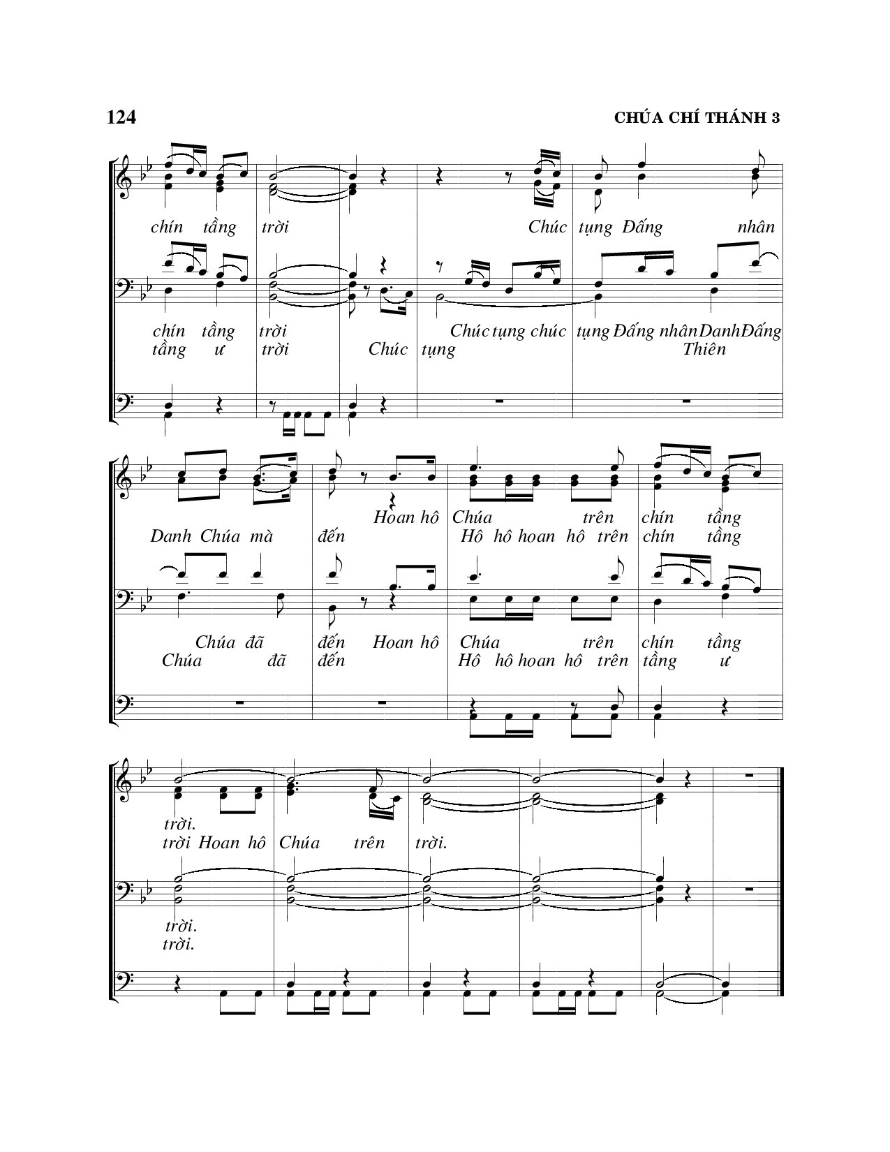 Page 3 of Sheet music PDF Chúa chí Thánh - Viết Chung