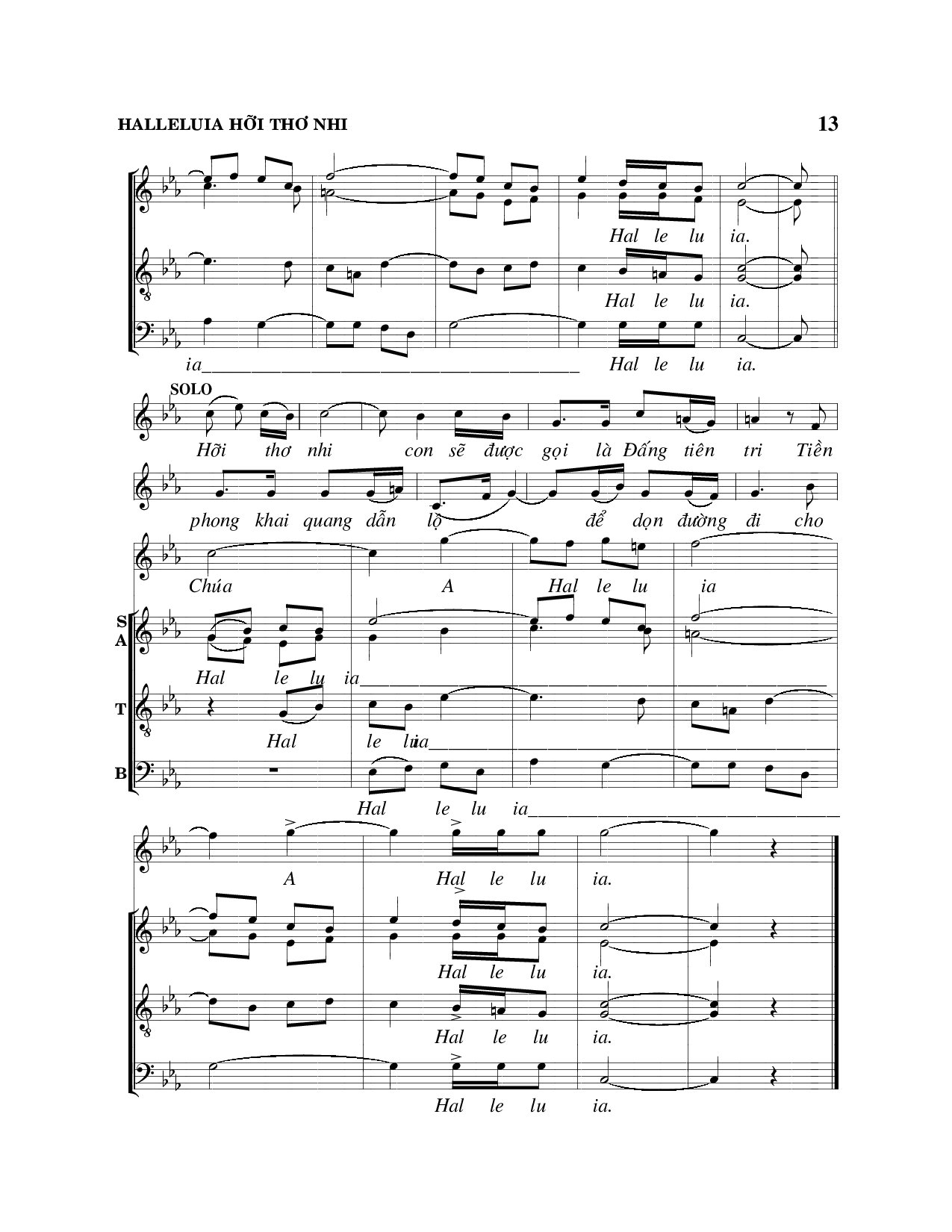 Page 3 of Sheet music PDF Hãy lắng nghe - Viết Chung
