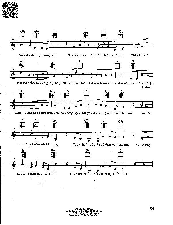 Page 2 of Sheet music PDF Giận hờn - Từ Công Phụng