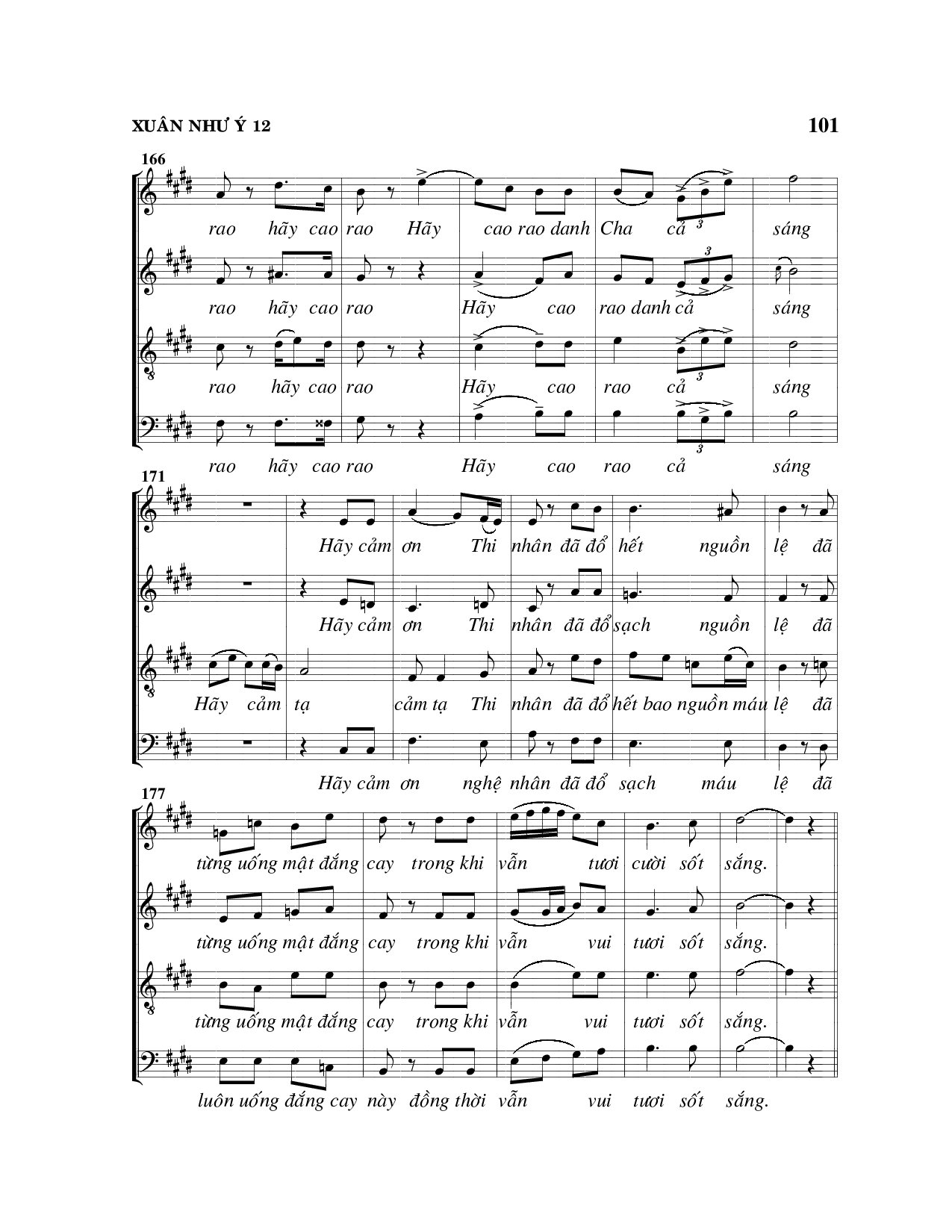 Page 12 of Sheet music PDF Xuân như ý - Viết Chung