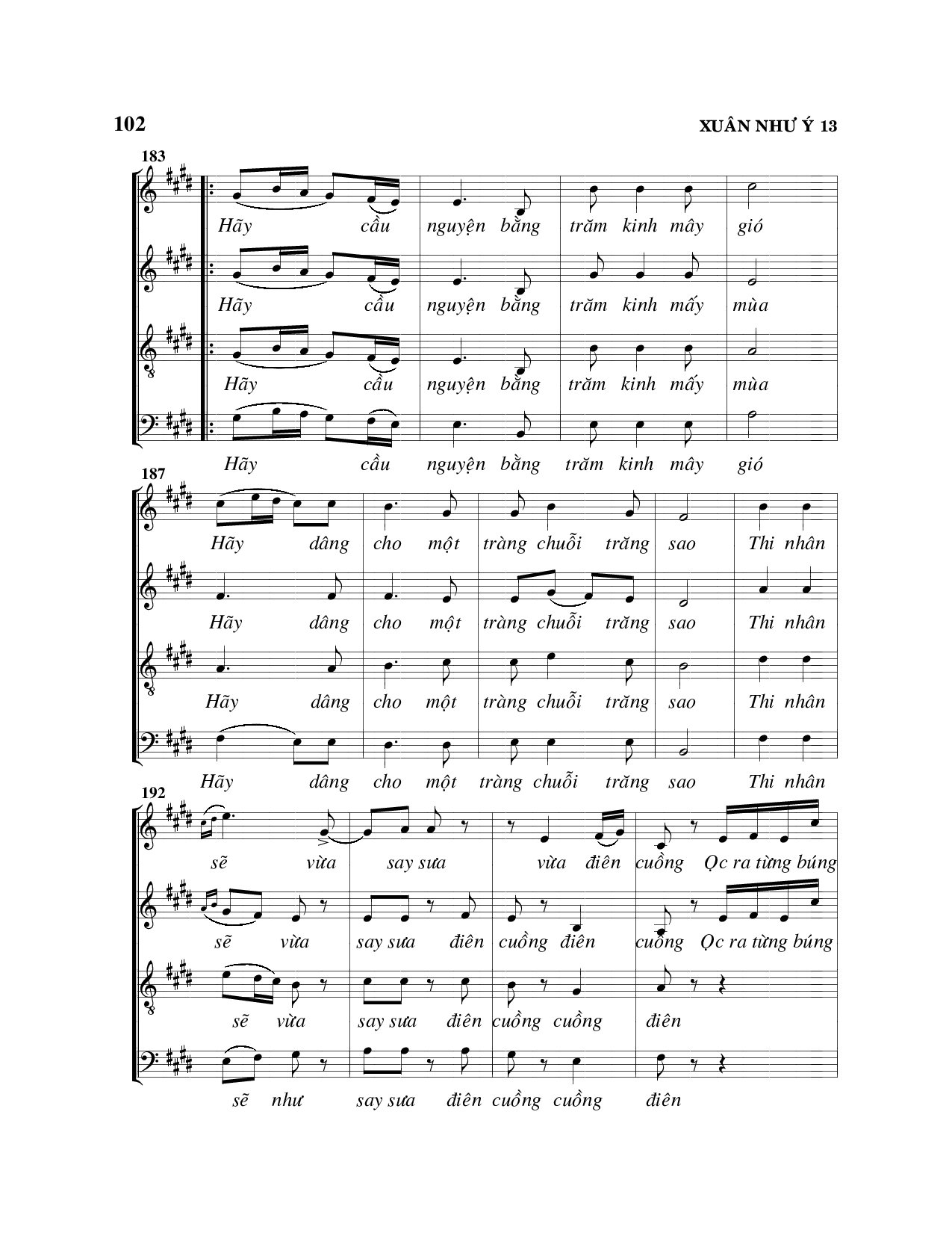 Page 13 of Sheet music PDF Xuân như ý - Viết Chung