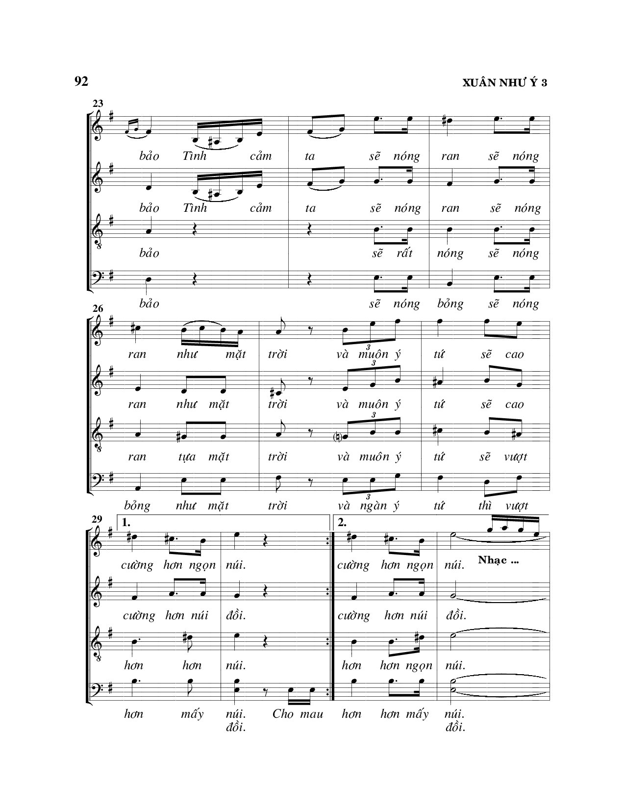 Page 3 of Sheet music PDF Xuân như ý - Viết Chung