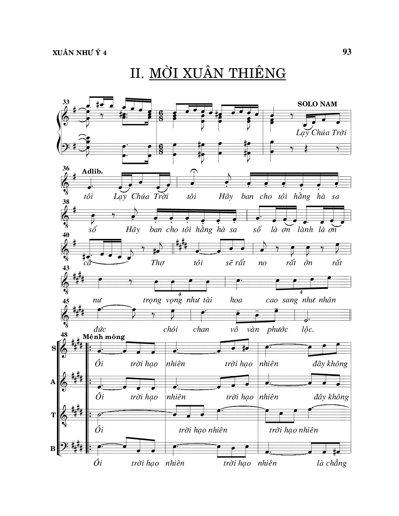 Page 4 of Sheet music PDF Xuân như ý - Viết Chung