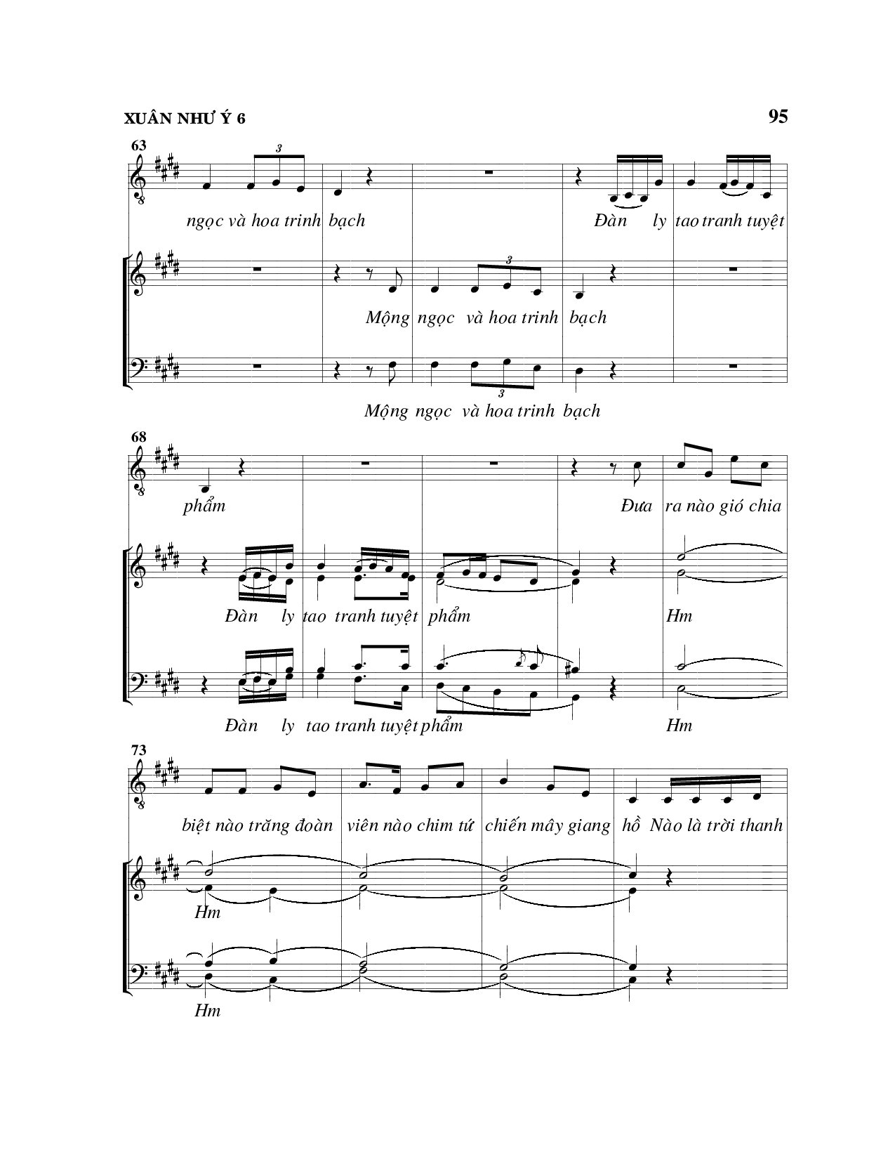 Page 6 of Sheet music PDF Xuân như ý - Viết Chung