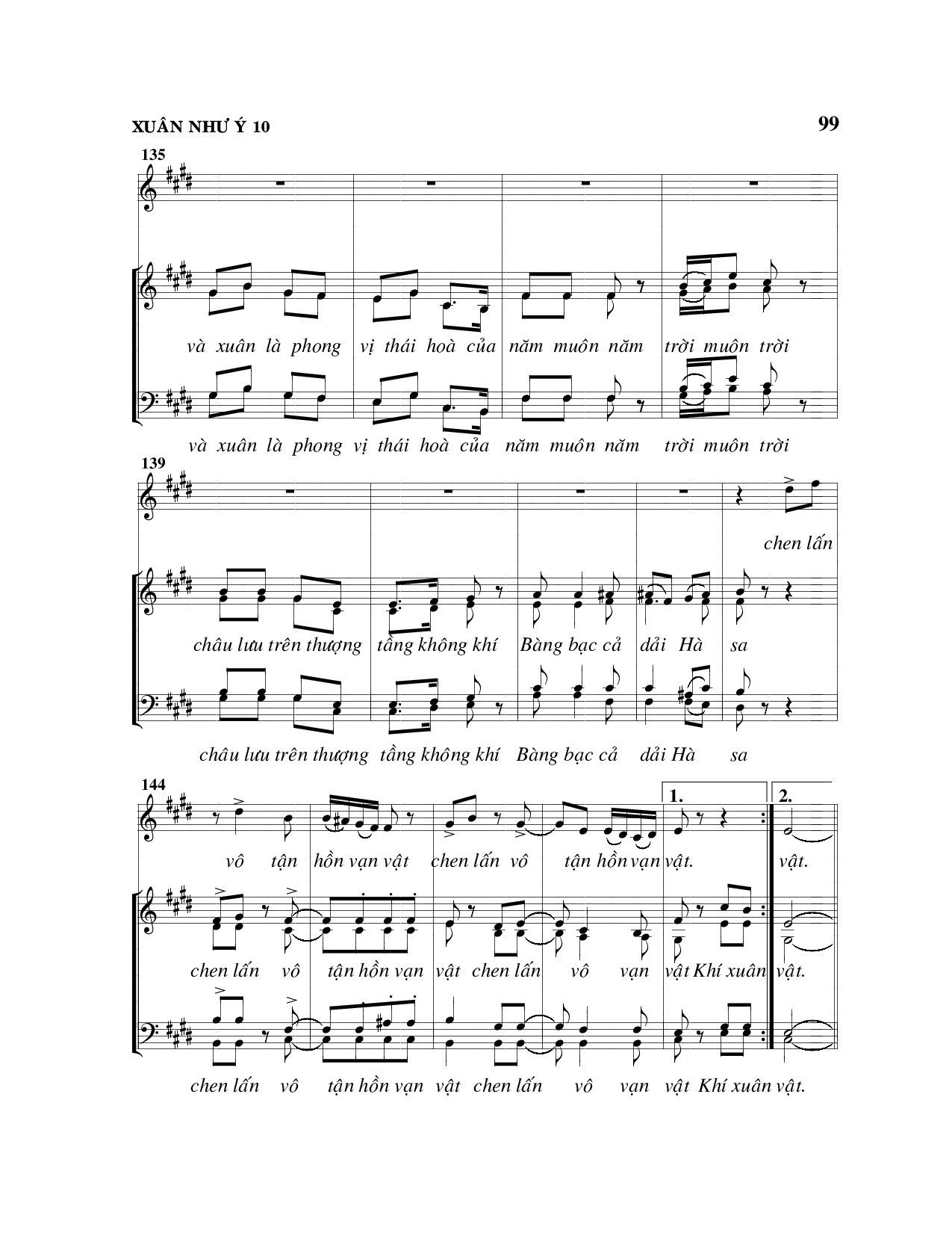 Page 10 of Sheet music PDF Xuân như ý - Viết Chung
