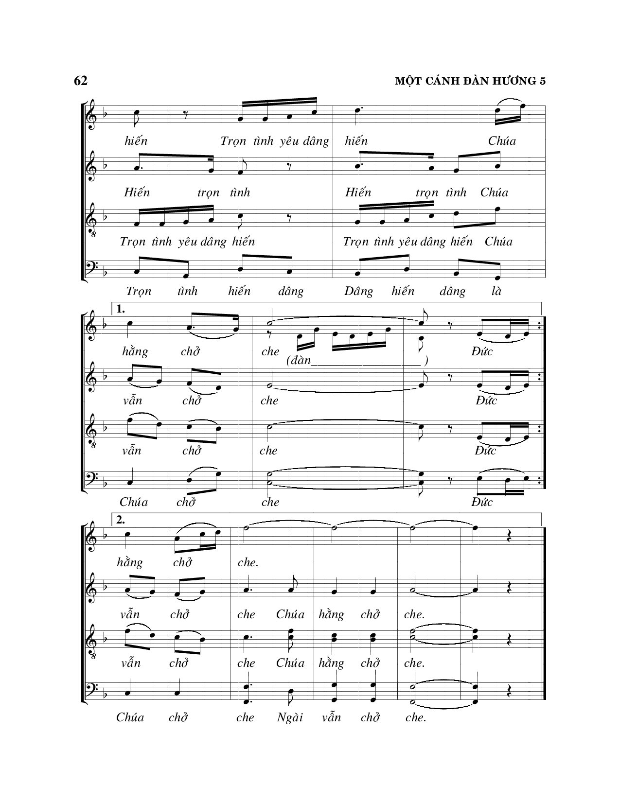 Page 5 of Sheet music PDF Một cánh đàn hương - Viết Chung