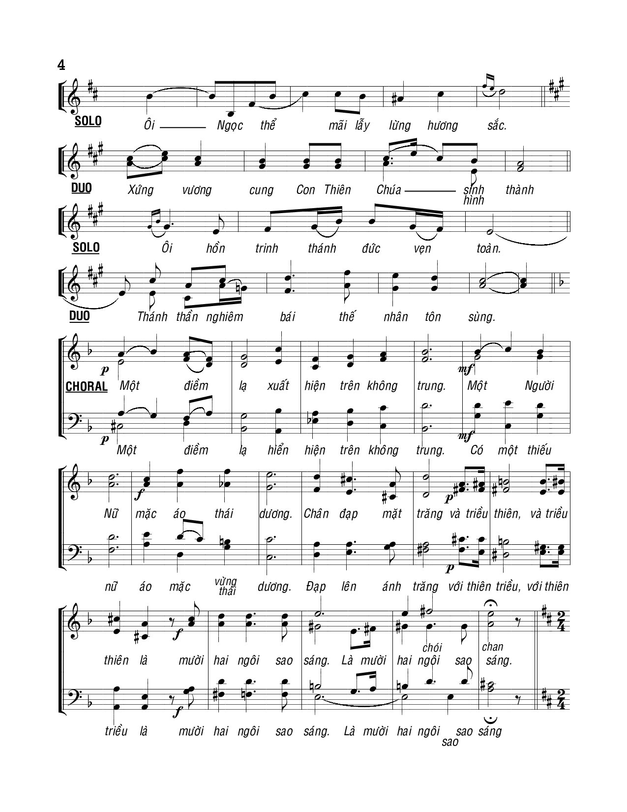 Page 4 of Sheet music PDF Phượng hoàng ca - Viết Chung
