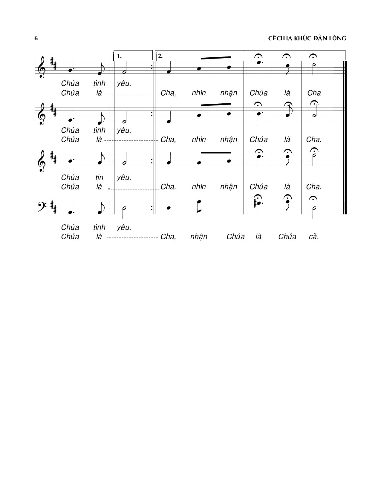 Page 6 of Sheet music PDF Cecilia khúc đàn lòng - Viết Chung