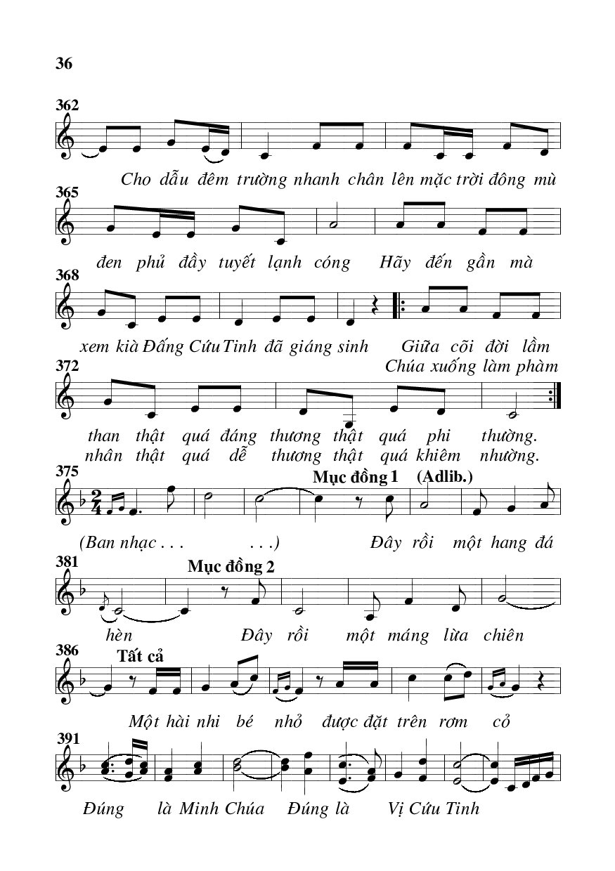 Page 16 of Sheet music PDF Ca cảnh giáng sinh - Viết Chung