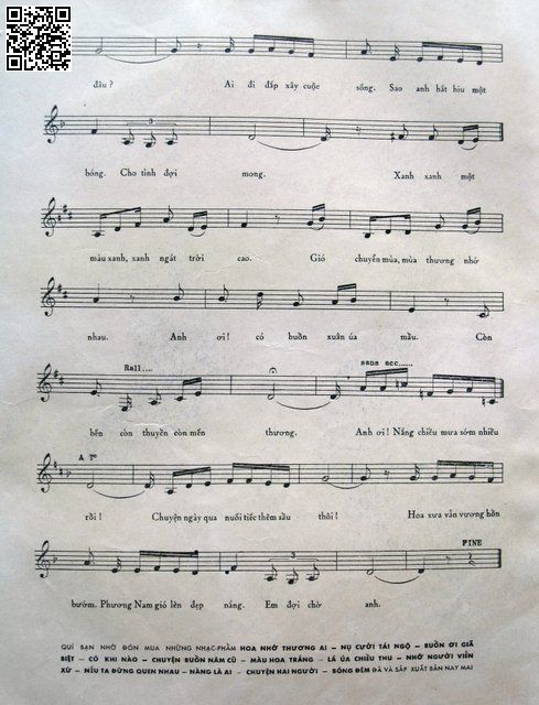Page 3 of Sheet music PDF Gió chuyển mùa thương - Mạnh Phát