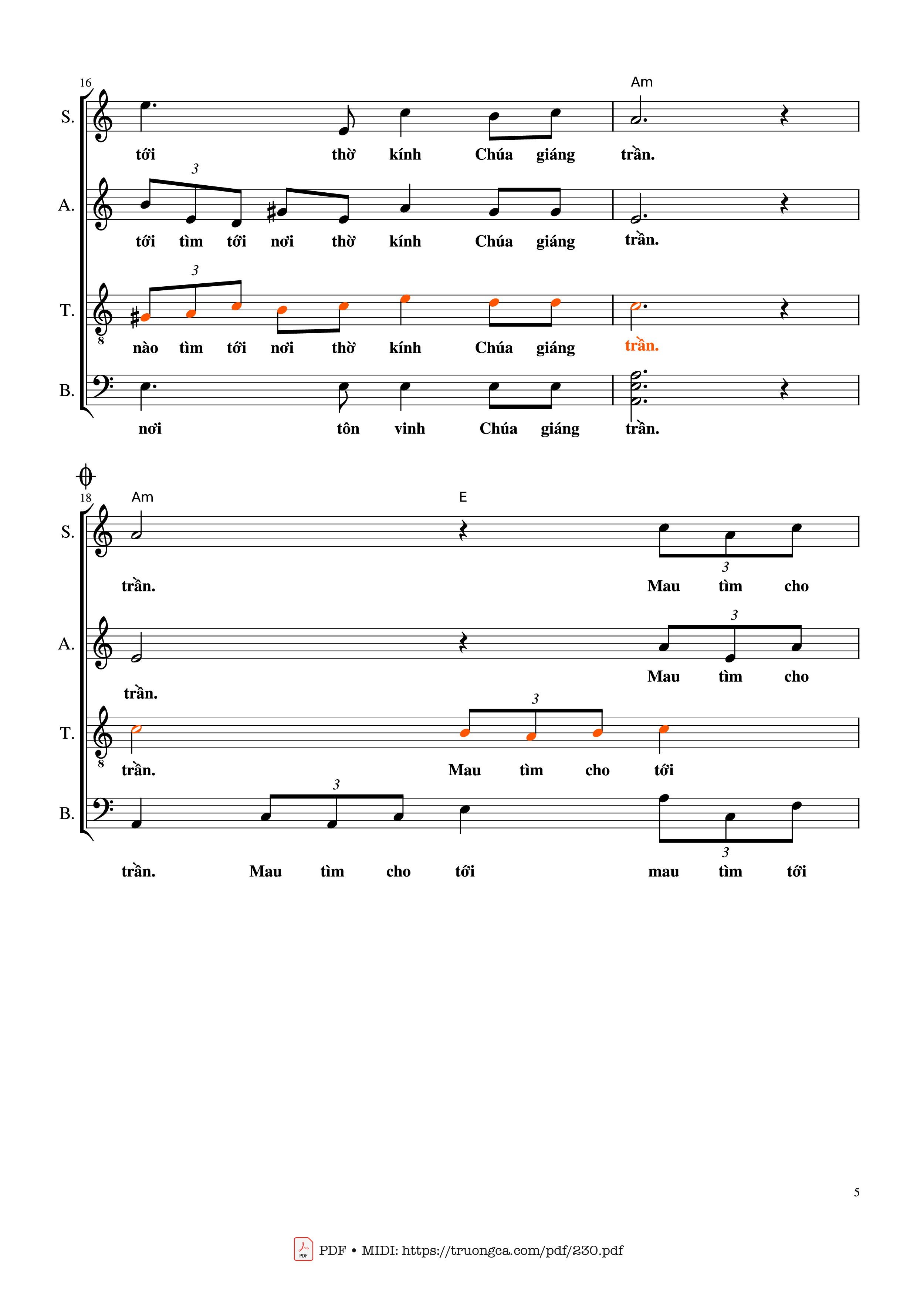Đây bài ca ngàn trùng Dâng về Thiên Chúa, Trang 5