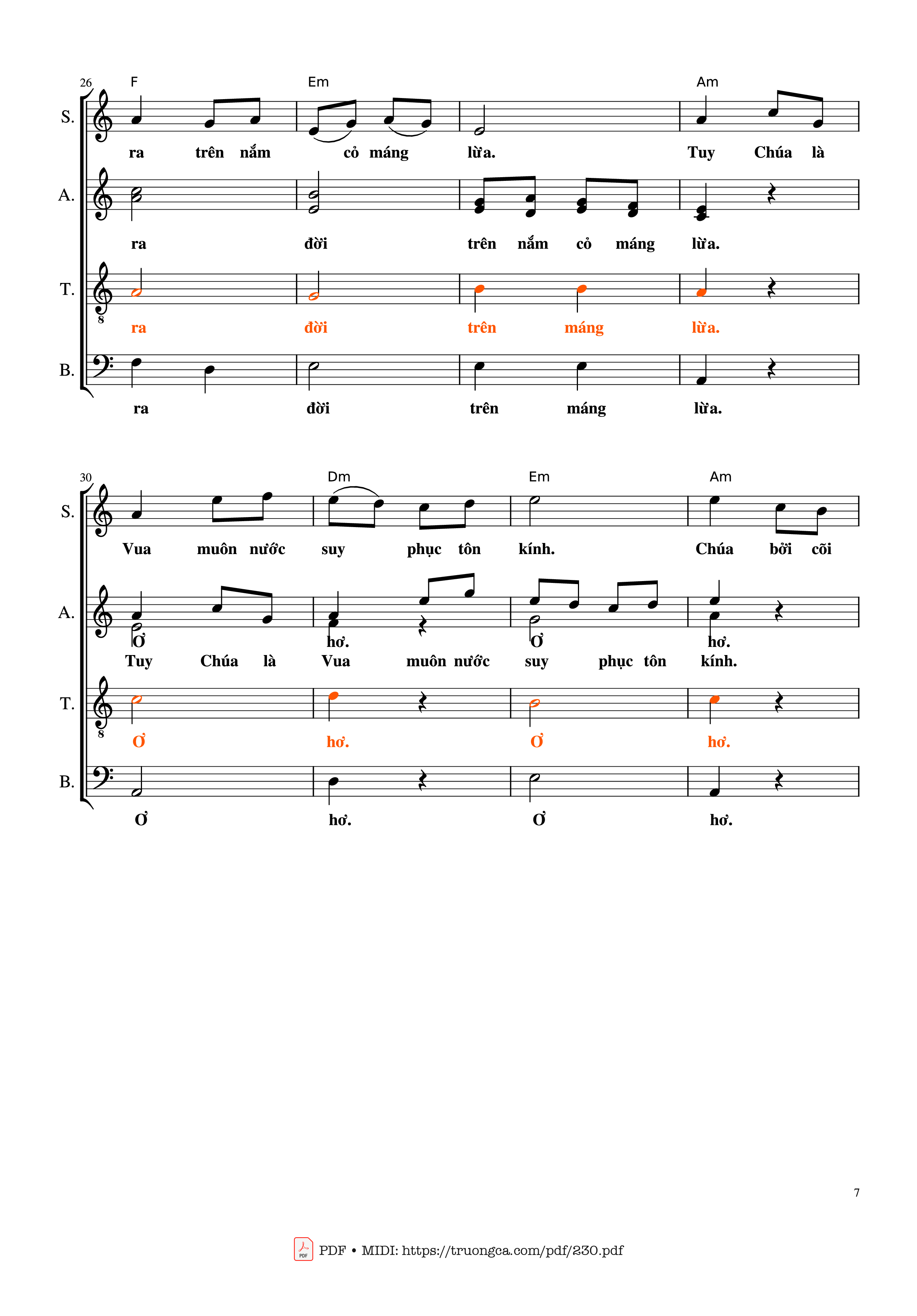 Đây bài ca ngàn trùng Dâng về Thiên Chúa, Trang 7