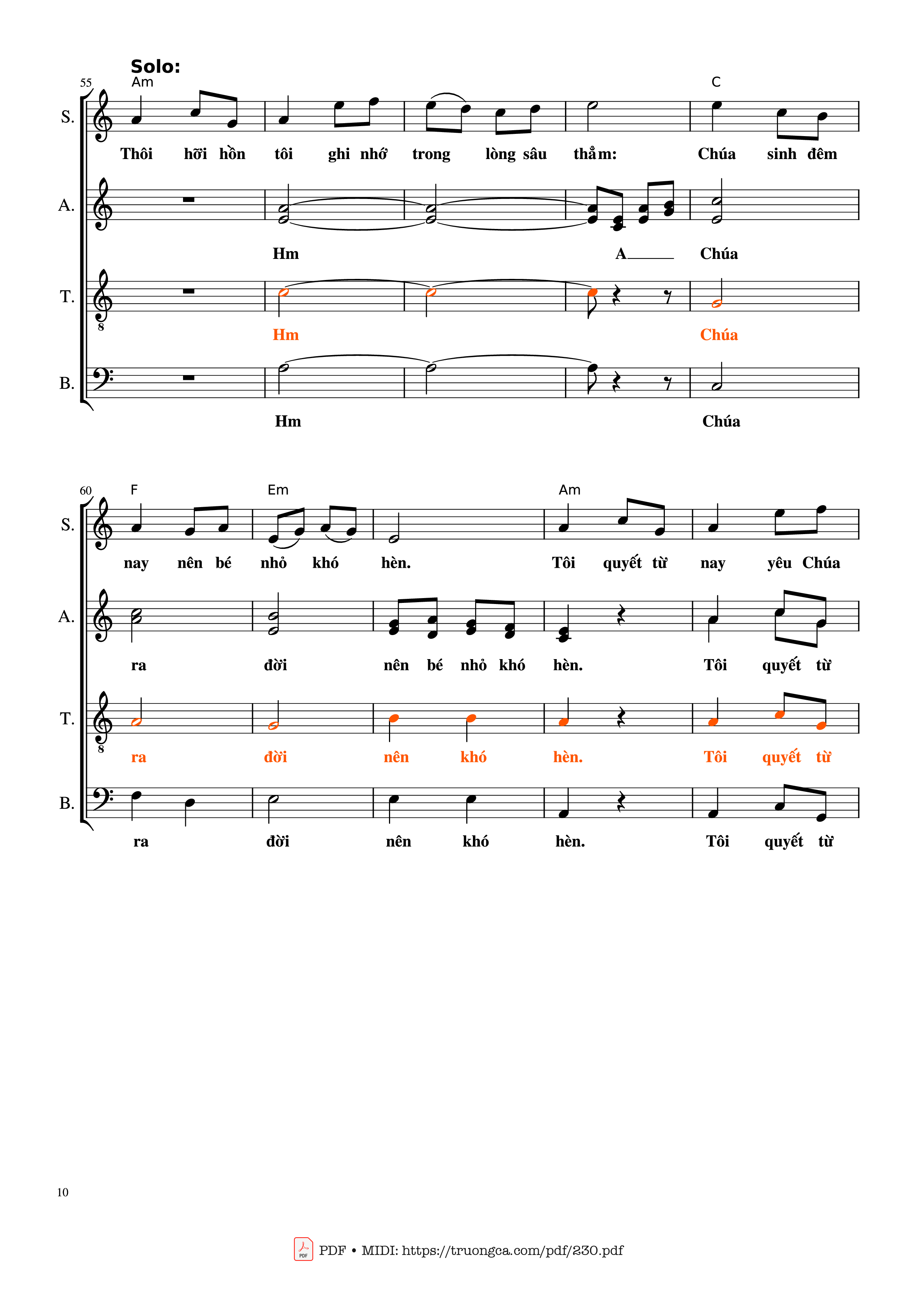 Đây bài ca ngàn trùng Dâng về Thiên Chúa, Trang 10