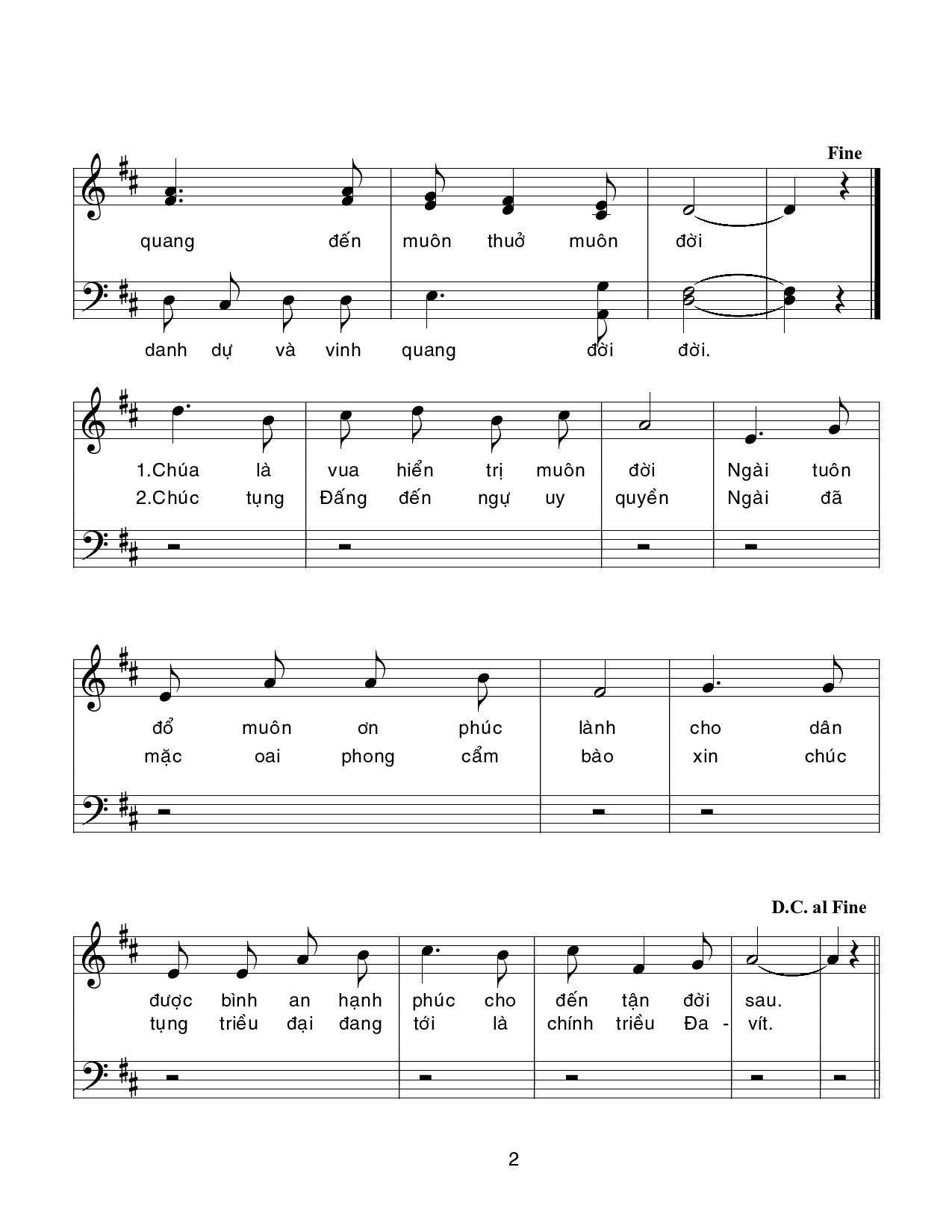 Con Chiên đã bị giết nay xứng đáng lãnh nhận thần tính và quyền uy, Trang 2