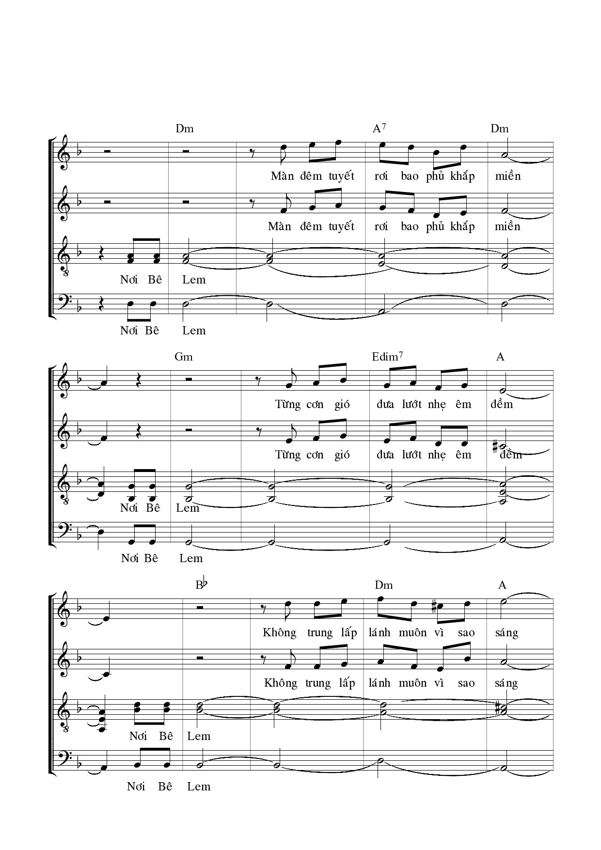 Page 2 of Sheet music PDF Nơi Belem (bè) - Ngọc Linh