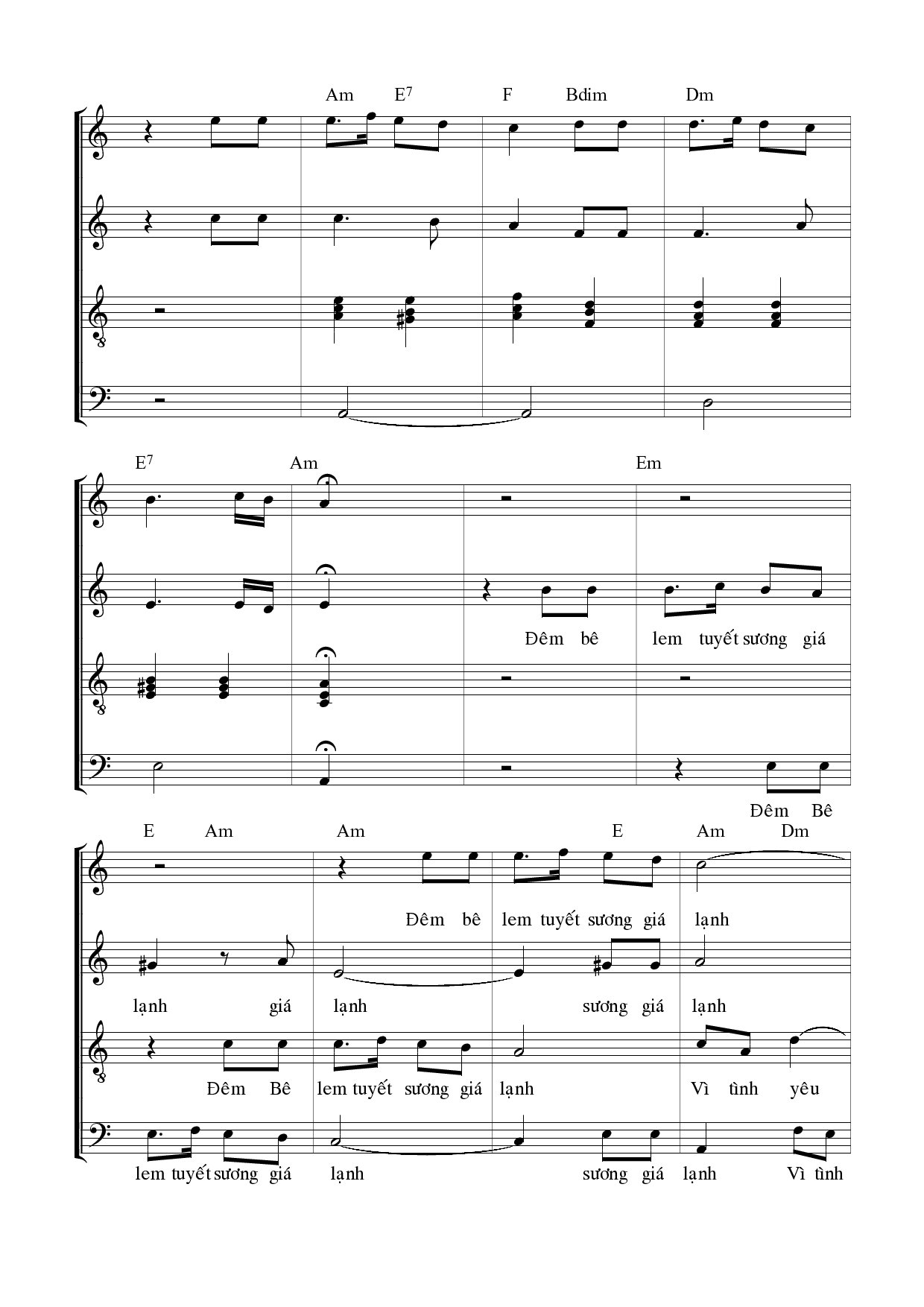 Page 13 of Sheet music PDF Nơi Belem (bè) - Ngọc Linh