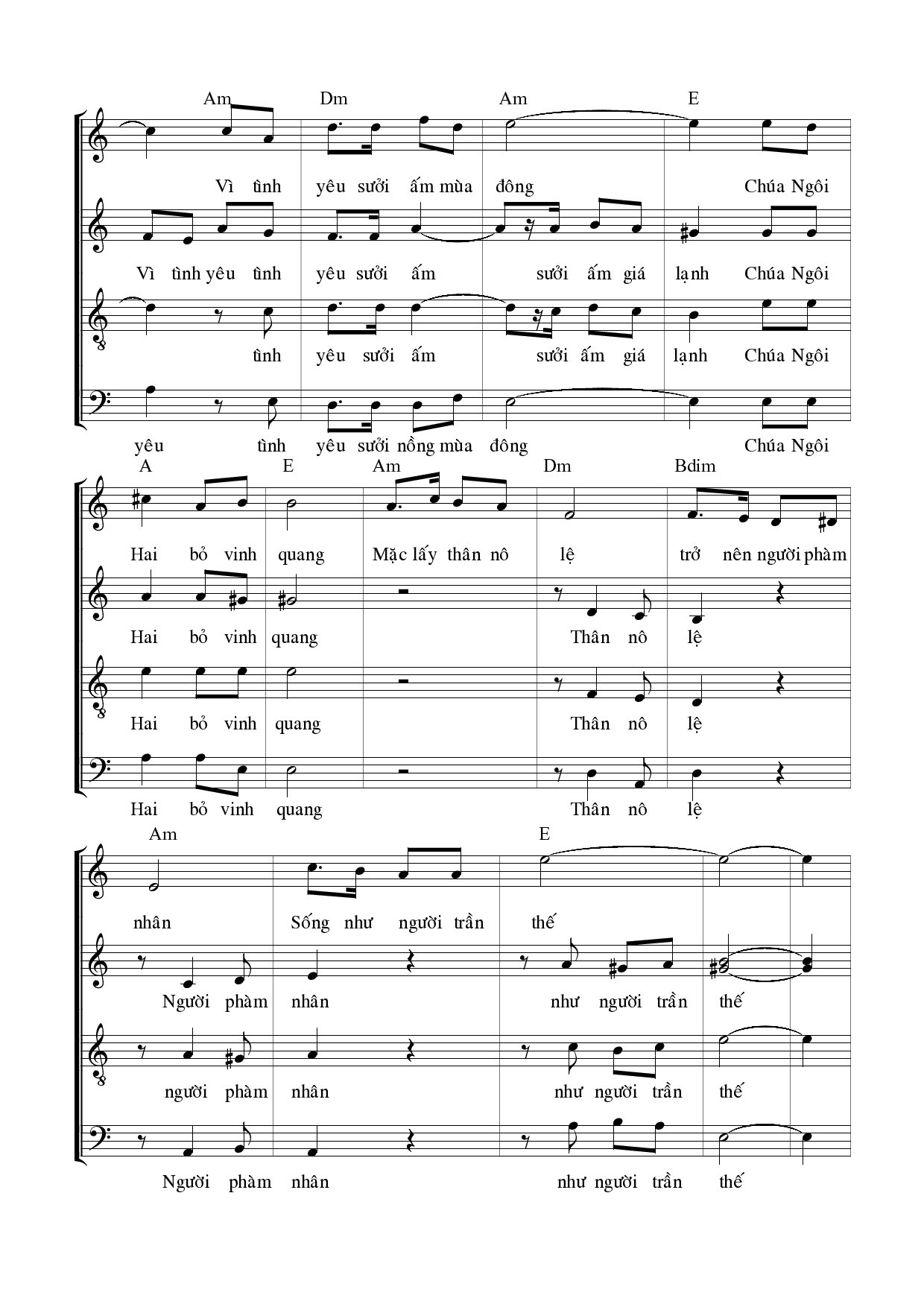 Page 14 of Sheet music PDF Nơi Belem (bè) - Ngọc Linh