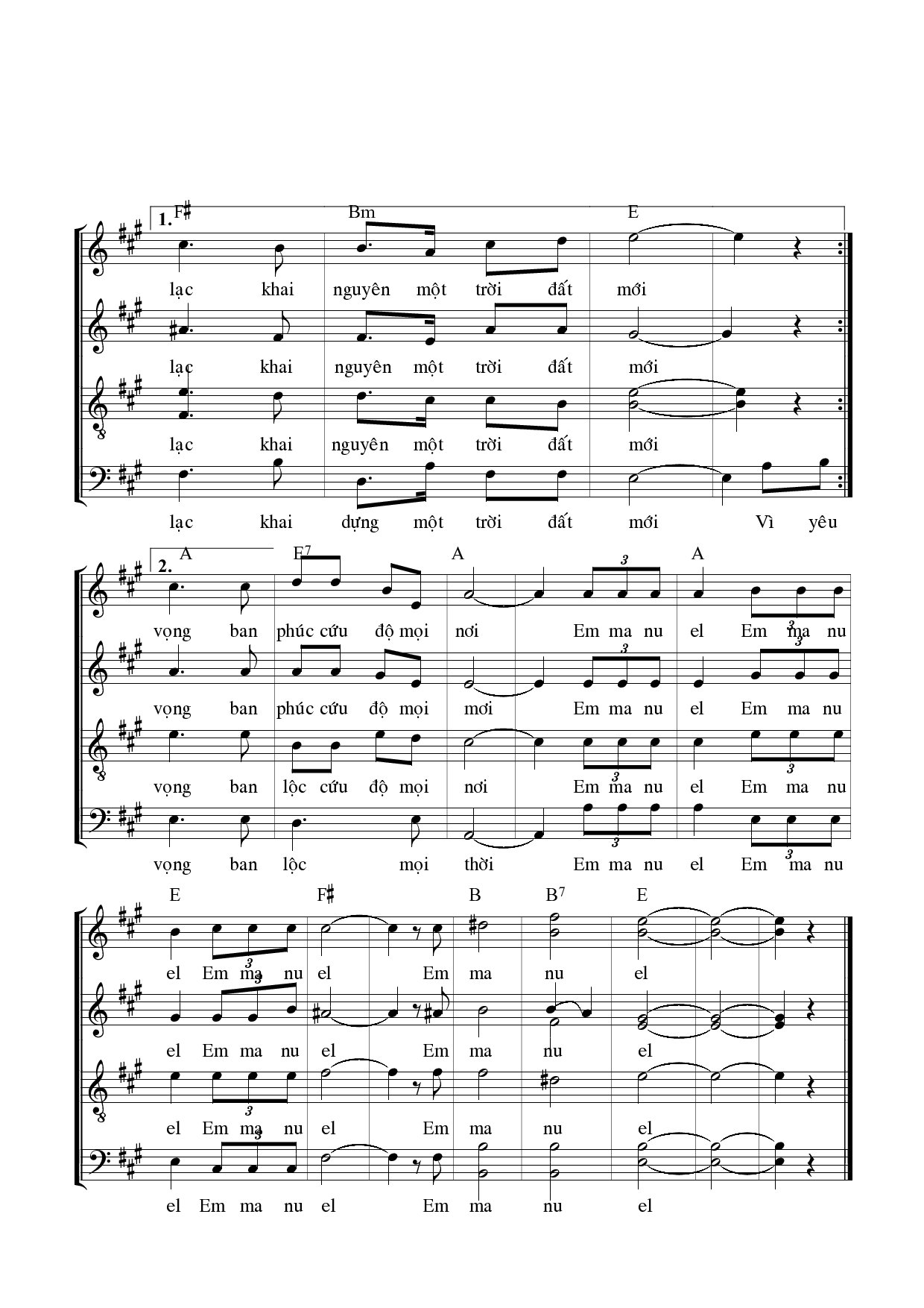 Page 18 of Sheet music PDF Nơi Belem (bè) - Ngọc Linh