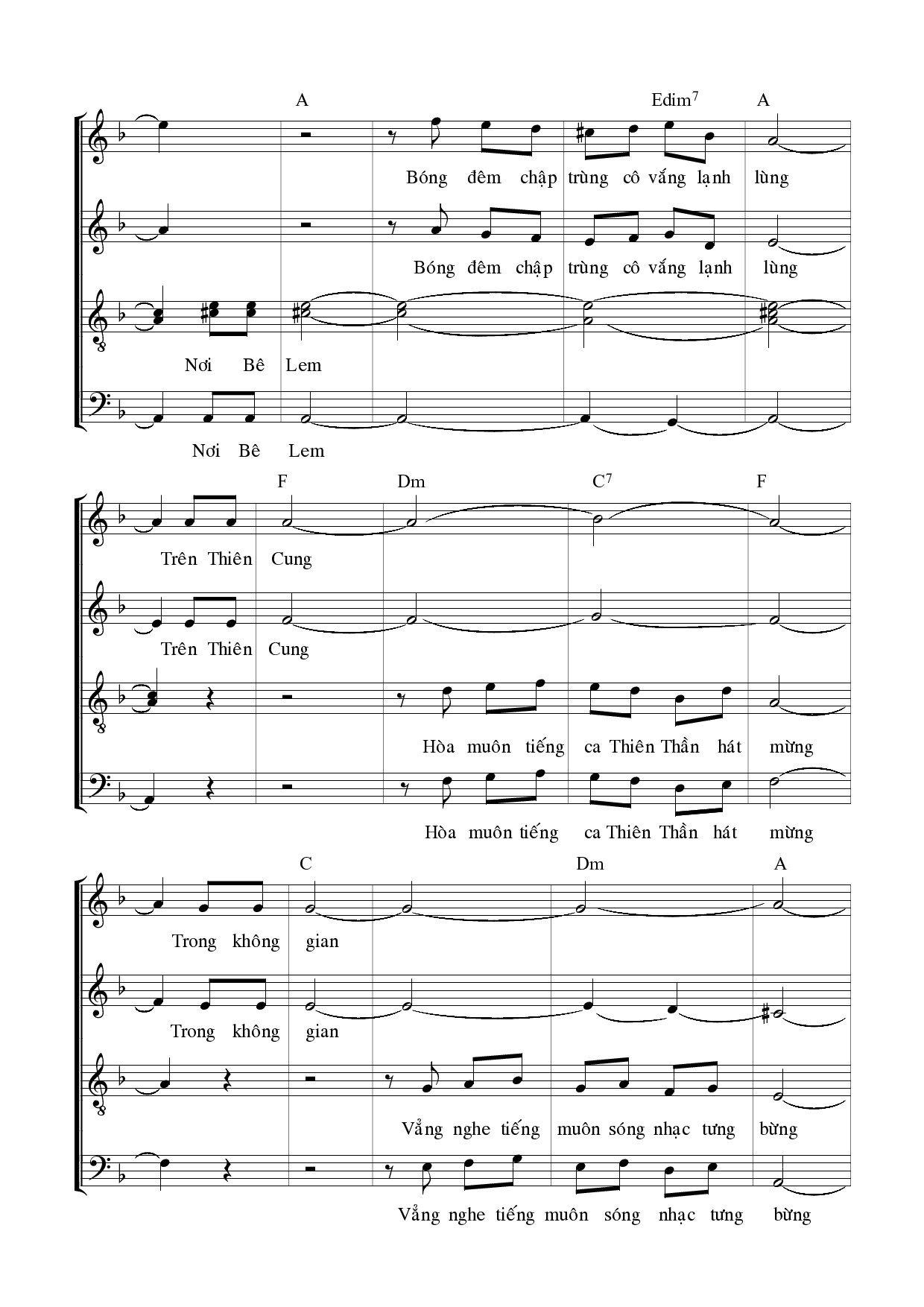 Page 3 of Sheet music PDF Nơi Belem (bè) - Ngọc Linh