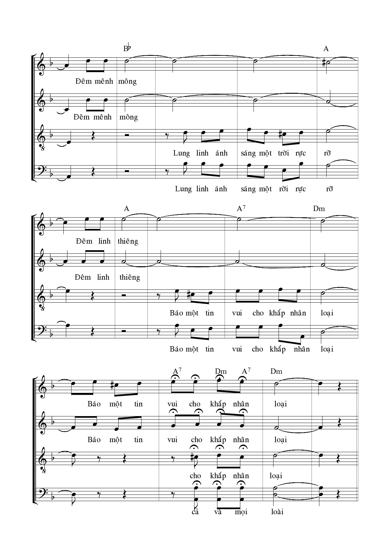Page 4 of Sheet music PDF Nơi Belem (bè) - Ngọc Linh