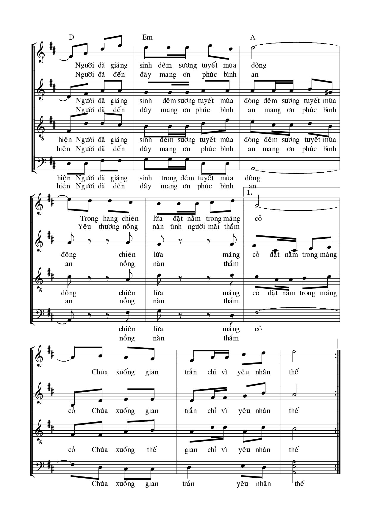 Page 6 of Sheet music PDF Nơi Belem (bè) - Ngọc Linh