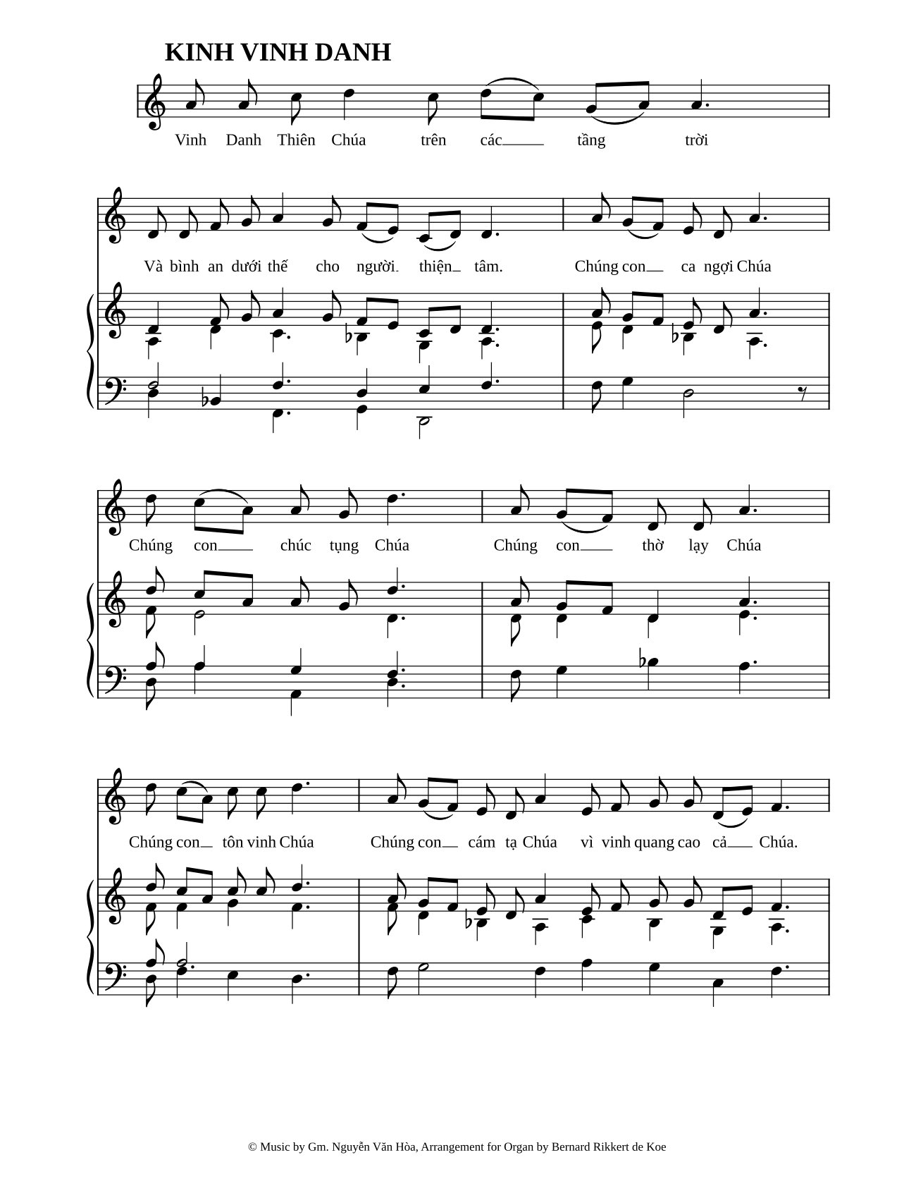 Page 2 of Sheet music PDF Bộ Lễ Séraphim - Nguyễn Văn Hòa