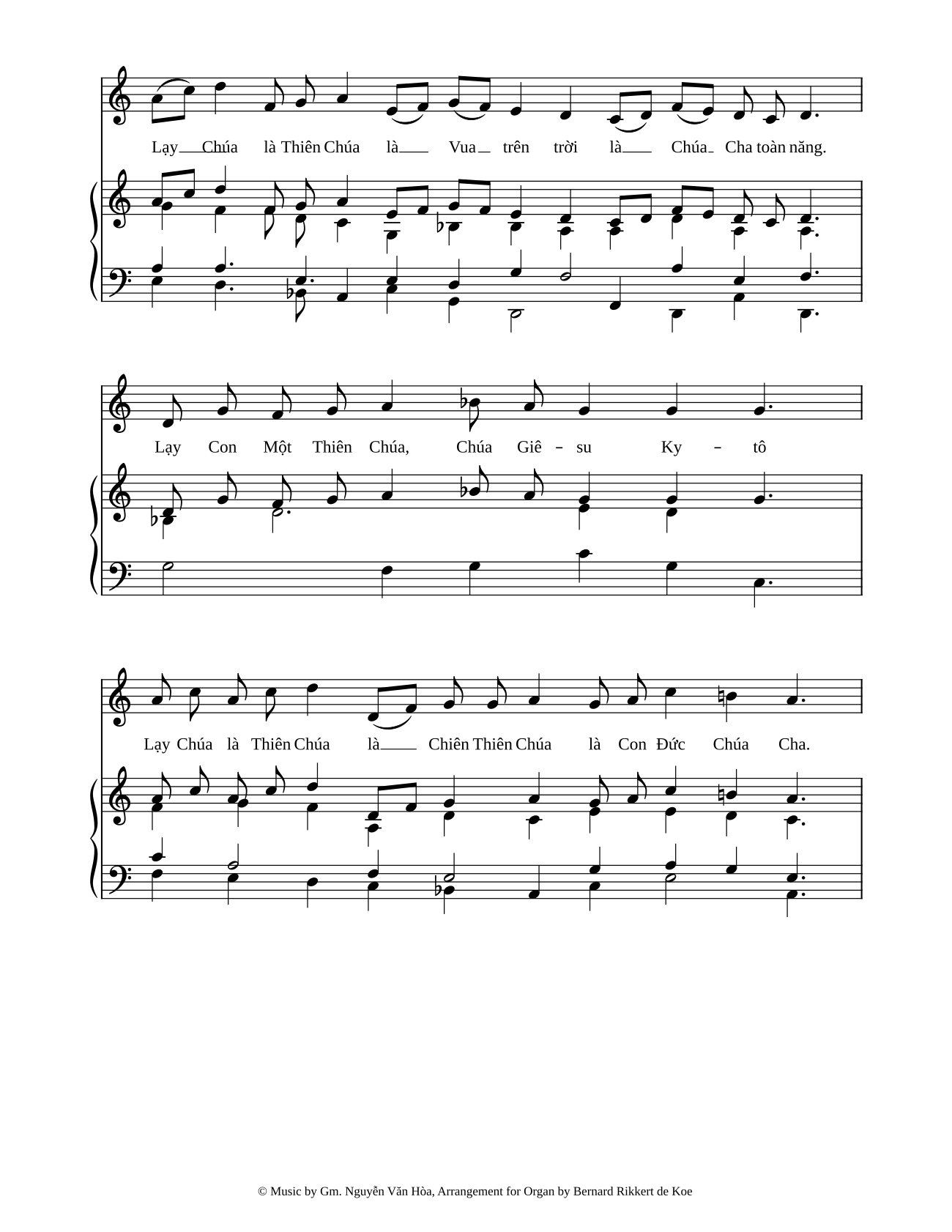 Page 3 of Sheet music PDF Bộ Lễ Séraphim - Nguyễn Văn Hòa