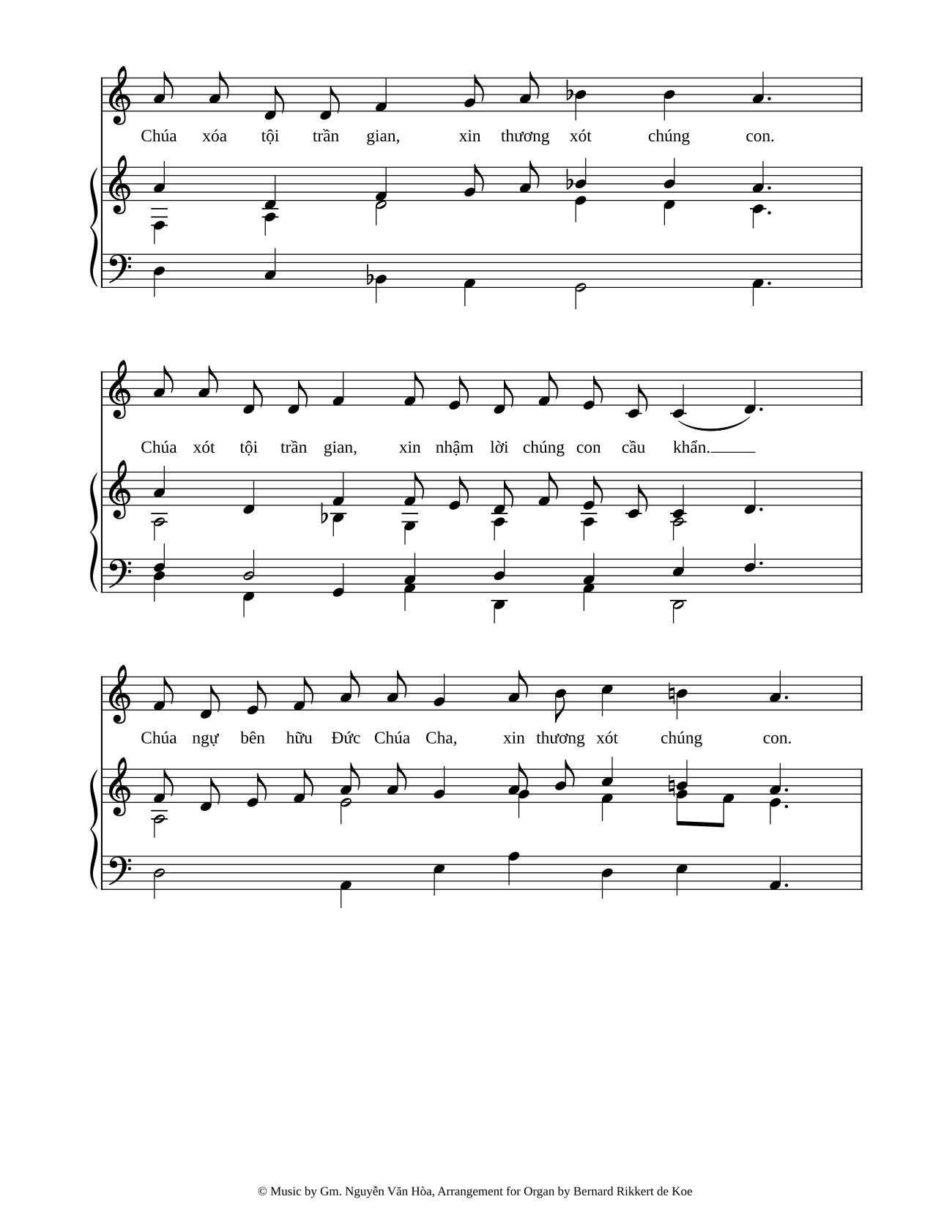 Page 4 of Sheet music PDF Bộ Lễ Séraphim - Nguyễn Văn Hòa