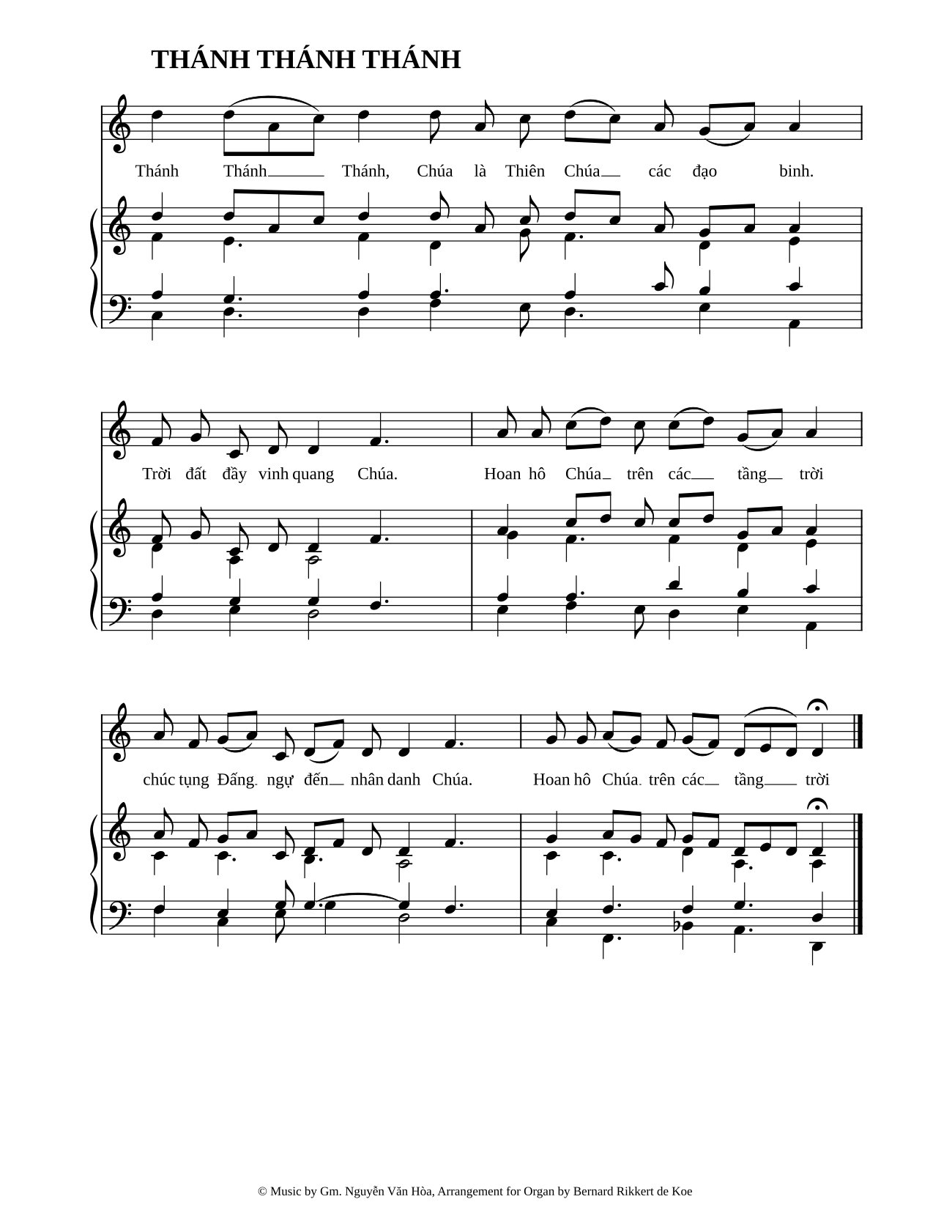 Page 6 of Sheet music PDF Bộ Lễ Séraphim - Nguyễn Văn Hòa