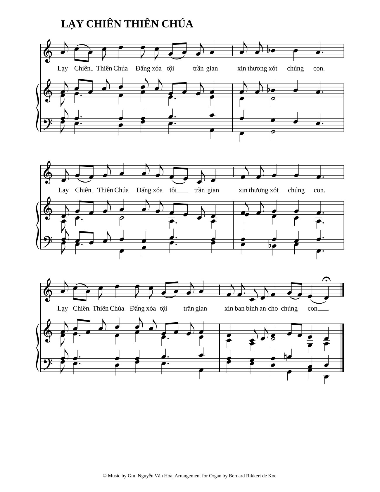 Page 7 of Sheet music PDF Bộ Lễ Séraphim - Nguyễn Văn Hòa