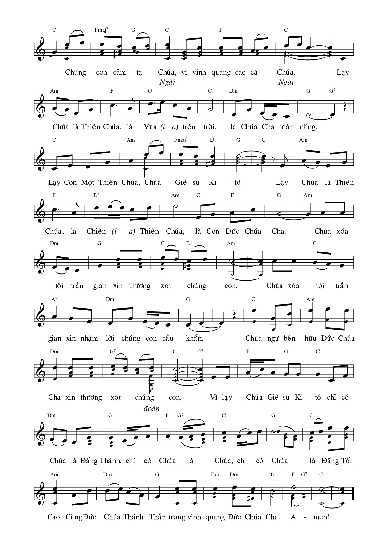 Page 2 of Sheet music PDF Bộ lễ Ca lên đi 3 - Kim Long