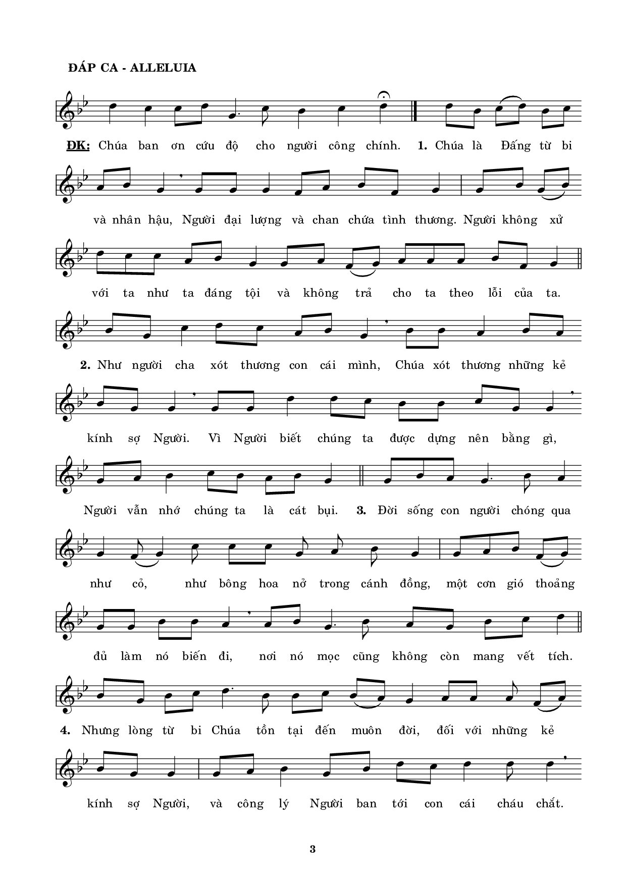 Page 3 of Sheet music PDF Bộ lễ cầu hồn - Mỹ Sơn