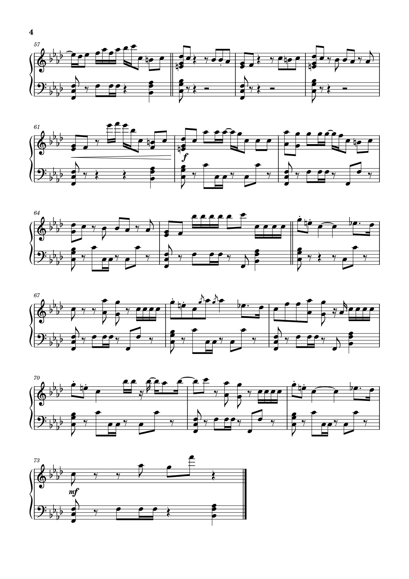 Page 4 of Sheet music PDF 3D (Alternate Ver.) Sheet Piano - Jung Kook (BTS)