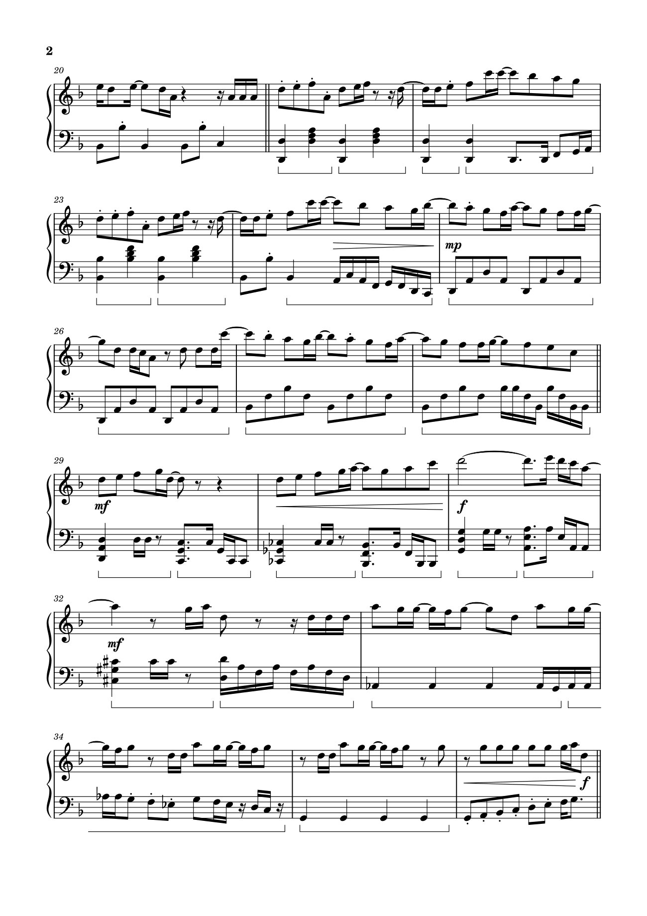 Page 2 of Sheet music PDF Standing Next to You Sheet Piano - Jung Kook (BTS)