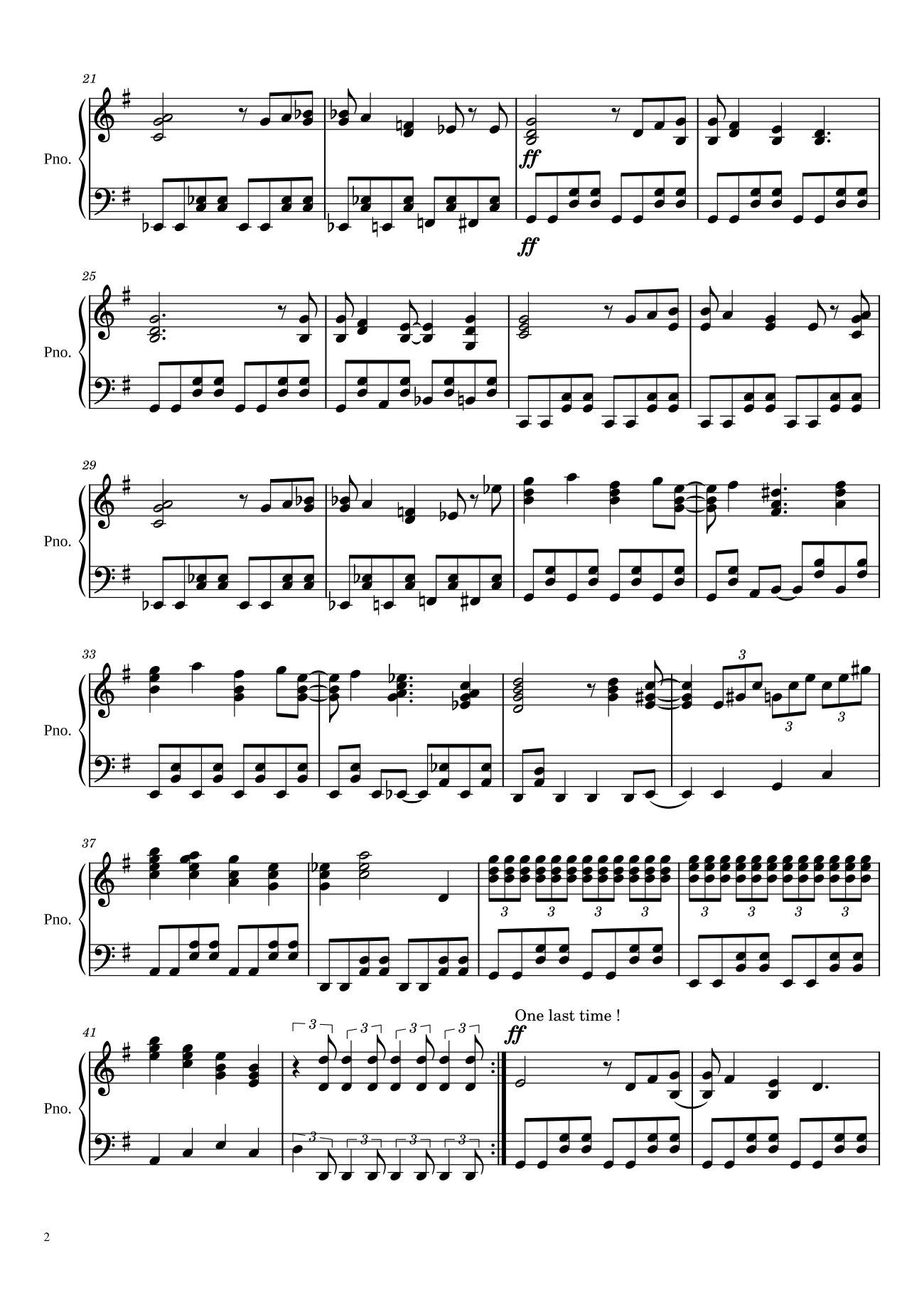 Page 2 of Sheet music PDF All I Want For Christmas Is You (Kinda Swing version) Sheet Piano - Khatharsis