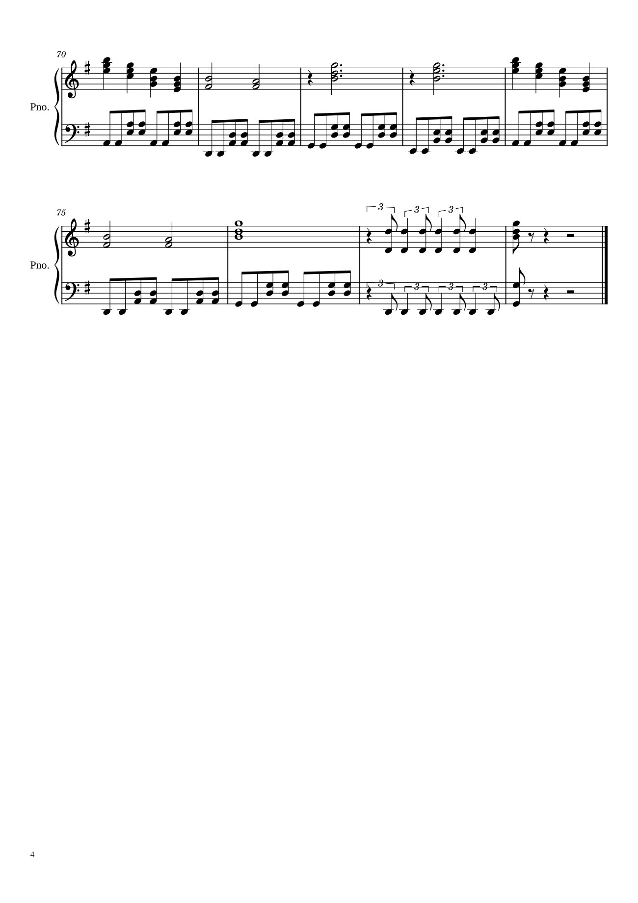 Page 4 of Sheet music PDF All I Want For Christmas Is You (Kinda Swing version) Sheet Piano - Khatharsis