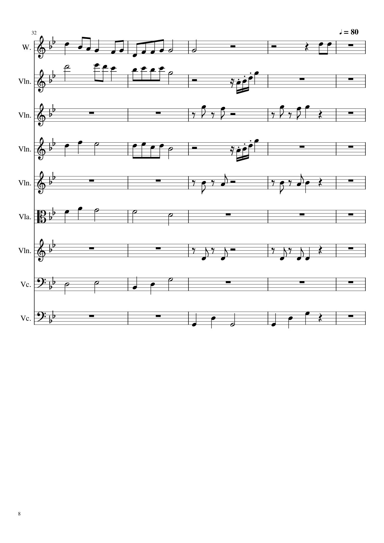Page 8 of Sheet music PDF Cao Cung lên, Sheet hợp xướng Violin - Hoài Đức