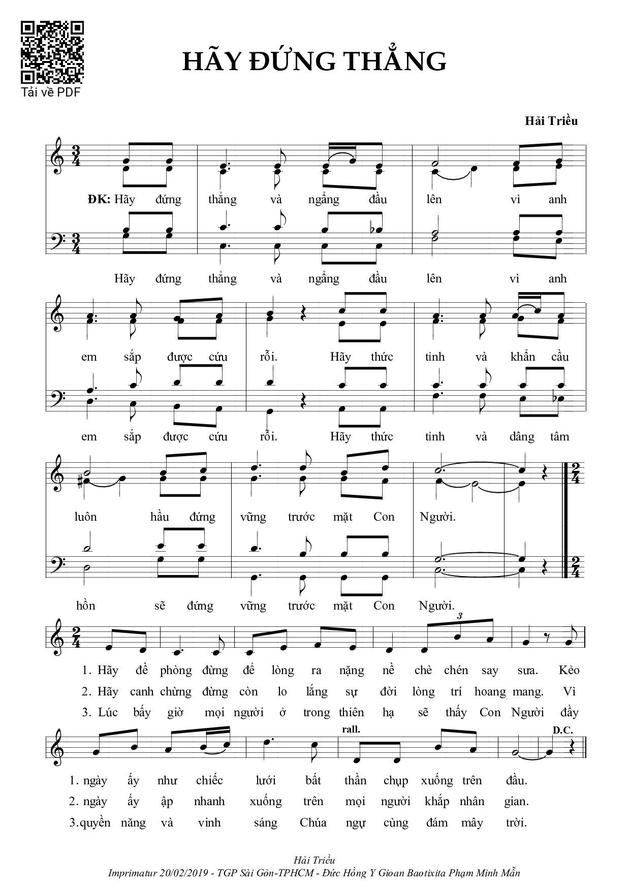 Hãy Đứng Thẳng