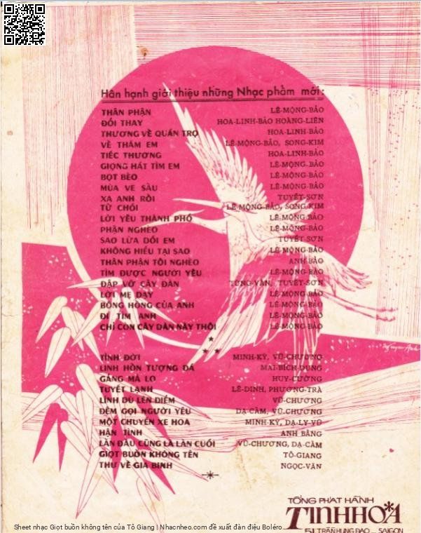 Page 4 of Sheet music PDF Giọt buồn không tên - Tô Giang