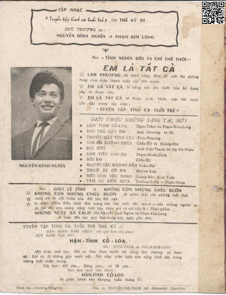 Page 4 of Sheet music PDF Giọt lệ tình - Nguyễn Đình Nghĩa