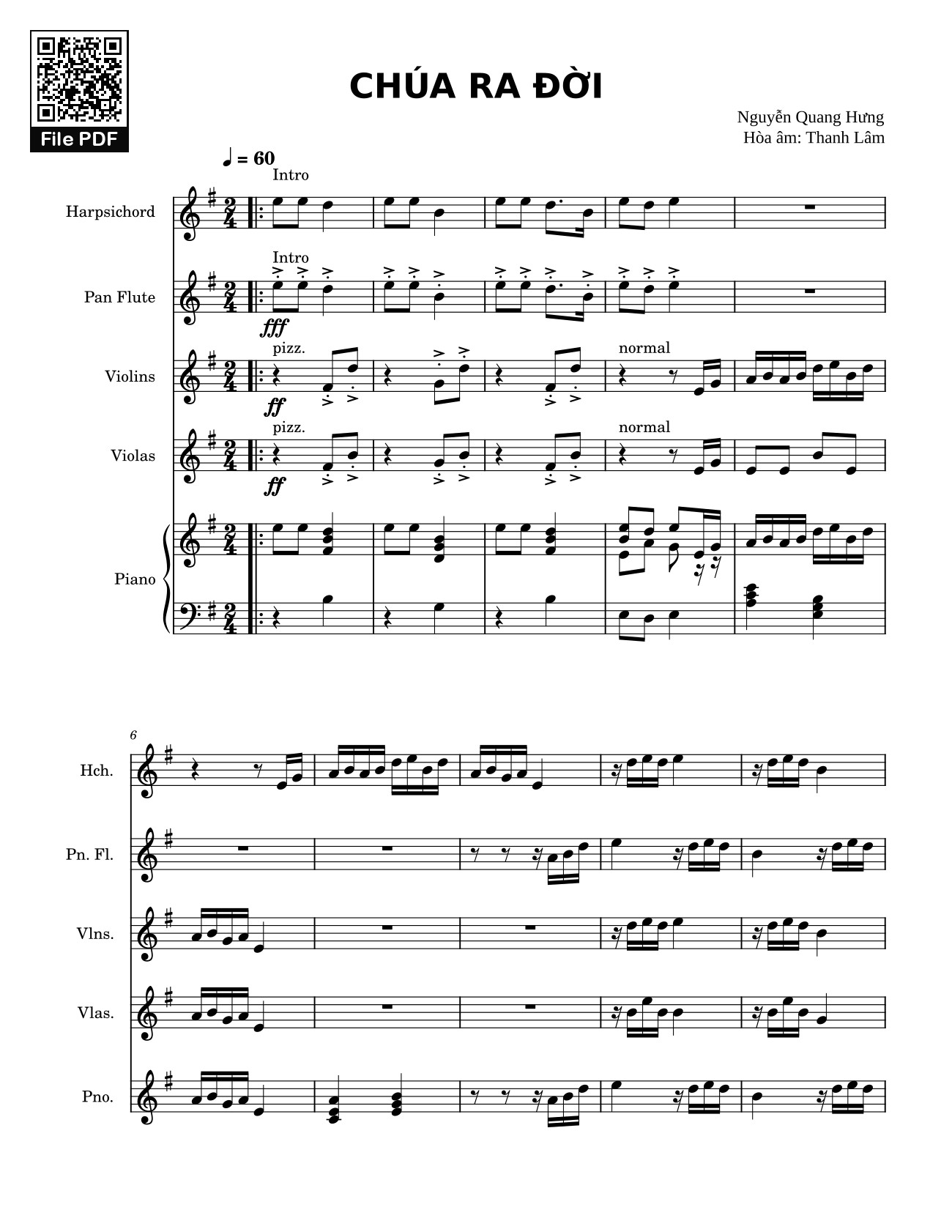 Chúa Ra đời (Hợp xướng)