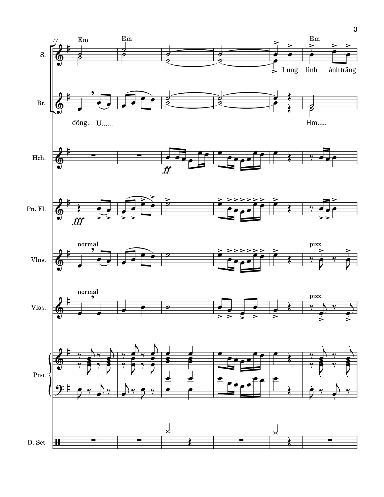 Đêm thâu gió vi vu lùa trong sương gió âm u lùa đêm đông, Trang 6