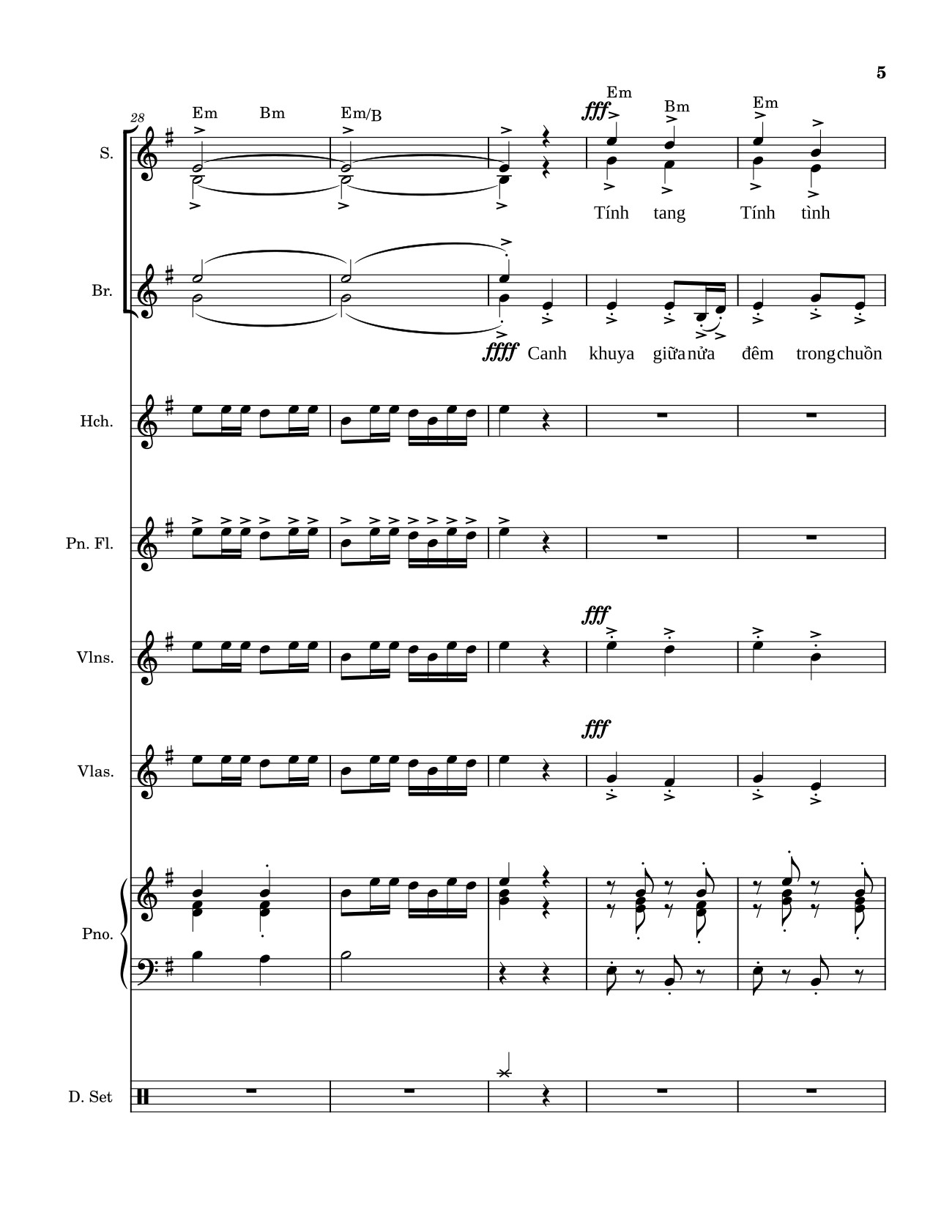 Đêm thâu gió vi vu lùa trong sương gió âm u lùa đêm đông, Trang 8