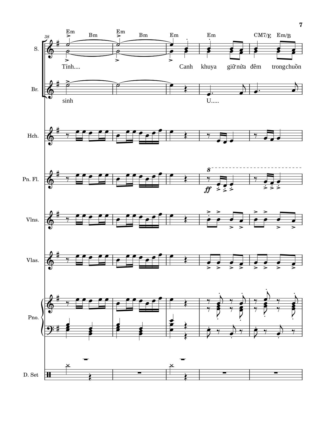 Đêm thâu gió vi vu lùa trong sương gió âm u lùa đêm đông, Trang 10