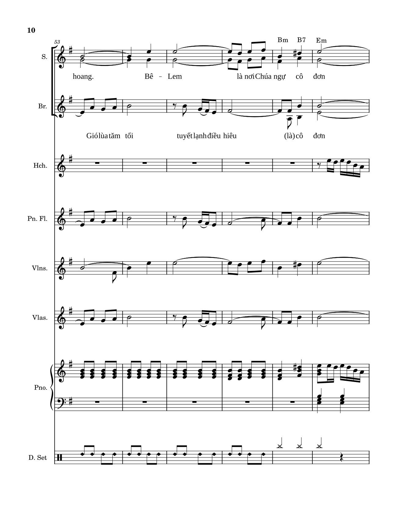 Đêm thâu gió vi vu lùa trong sương gió âm u lùa đêm đông, Trang 13