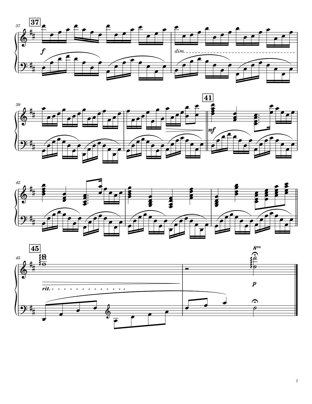 Page 3 of Sheet music PDF Pachelbel