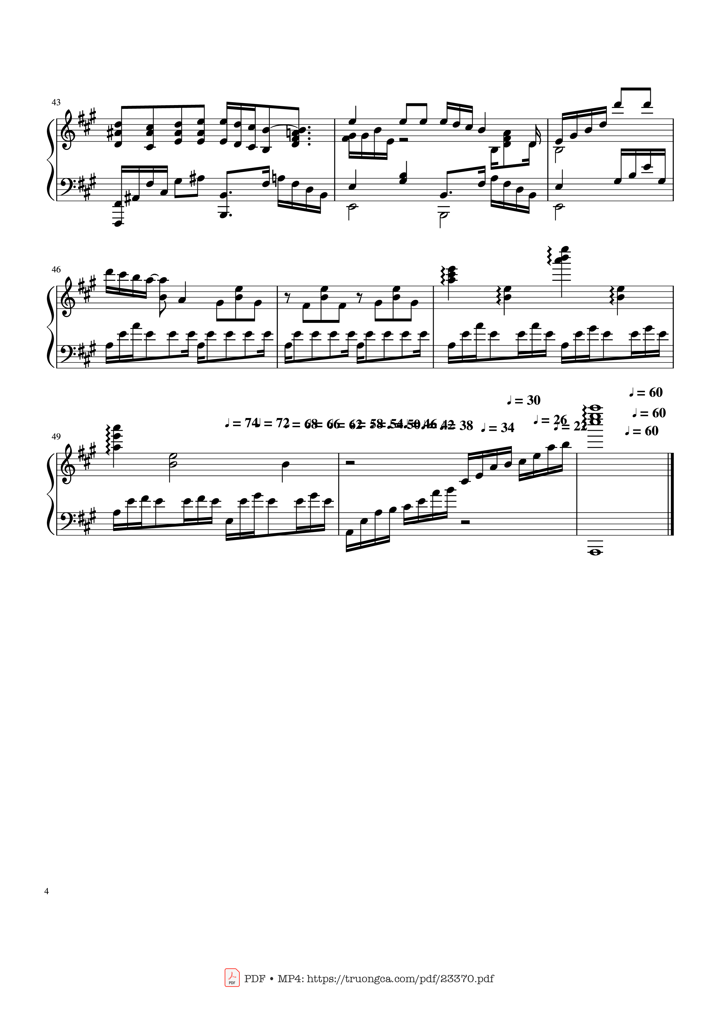 Page 4 of Sheet music PDF Piano Happy New Year Sheet Piano - Tạ Quốc Vinh