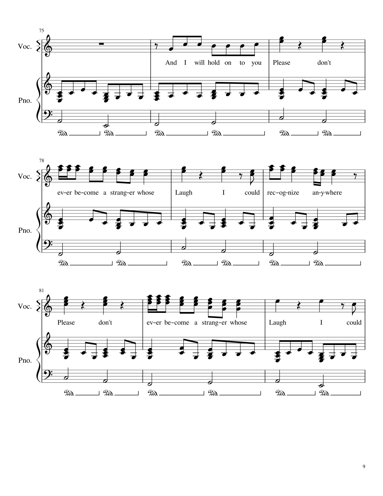 Page 9 of Sheet music PDF New Year